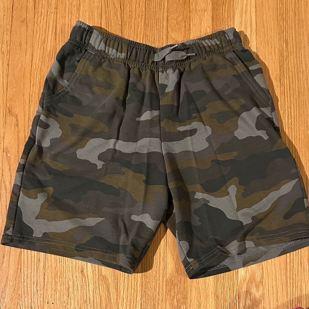 Cat & Jack Kids' Green Camo Shorts